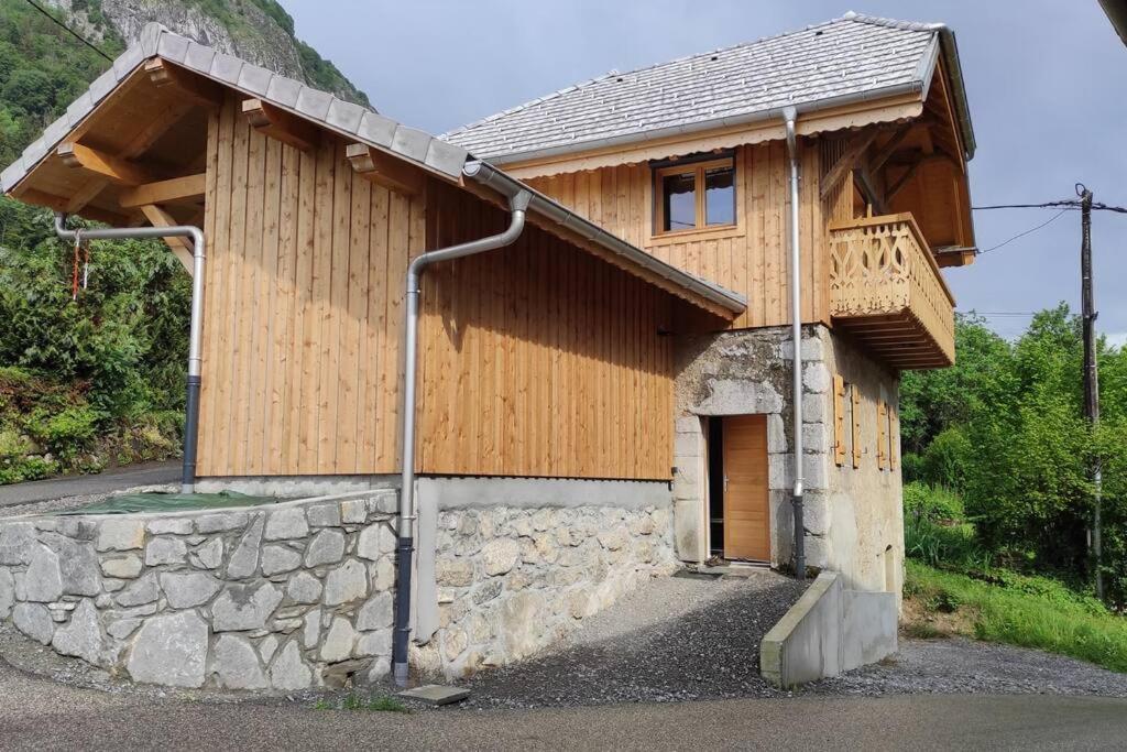 L'Echappee Belle En Montagne - Site Location-Chalet Mieussy Exterior foto